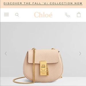 Chloe drew mini cross-body backpack